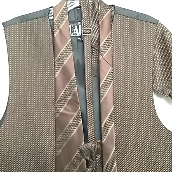 chocolate venetian vest set